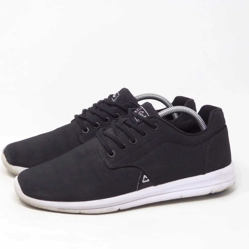 Cuater by Travis Mathew The Daily Mens Shoes Black Canvas Casual Sneakers 10